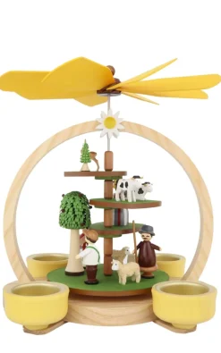 Knuth Neuber Neuheiten | Bestseller*Frühlingspyramide Sommerwiese, 22 cm von