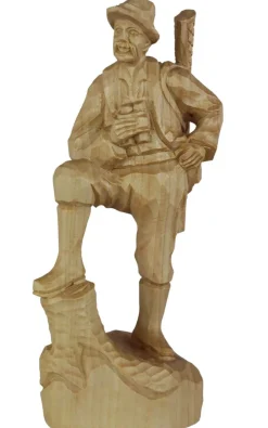 Schnitzkunst aus dem Erzgebirge Holzschnitzereien*Förster, geschnitzt, 20 cm, von