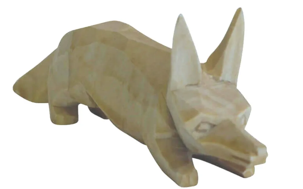 SEIFFENcom by Nestler GmbH Auslaufartikel | Holzschnitzereien*Fuchs, geschnitzt, , 12 cm von SEIFFEN.COM