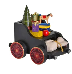 KWO Räuchermännchen*Geschenkewagen für die Eisenbahn, 17 cm von