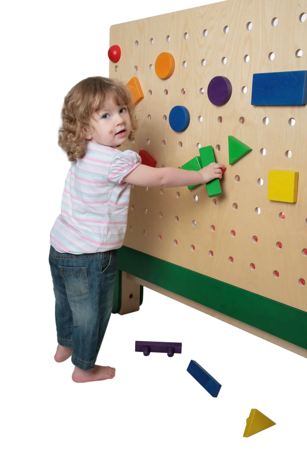 SINA® Spielzeug Holzspielzeug*Großes Wand-Steckspiel, 93 cm von SINA Spielzeug