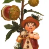 Hubrig Volkskunst Blumenmädchen*Herbstkind Kastanie von