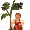 Hubrig Volkskunst Blumenmädchen*Herbstkind mit Holunder von