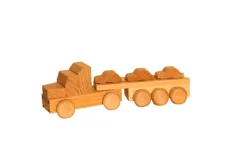 Holzspielwaren Ebert Holzauto*Holzauto US Truck Autotransporter, von Ebert GmbH