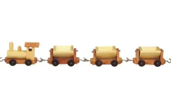 holz.kunst Stephan Kaden Neuheiten | Holzeisenbahn*Holzspielzeug Grubenbahn, 26 cm, natur von Stephan Kaden