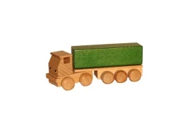 Holzspielwaren Ebert Holzauto*Holzspielzeug Sattelschlepper mit Pritsche, von Ebert GmbH