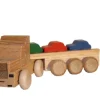 Holzspielwaren Ebert Holzauto*Holzspielzeug US Truck Autotransporter, von Ebert GmbH