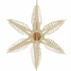 Martina Rudolph Fensterdeko Weihnachten*Holzstern, elektrisch beleuchtet, Durchmesser 24 cm von