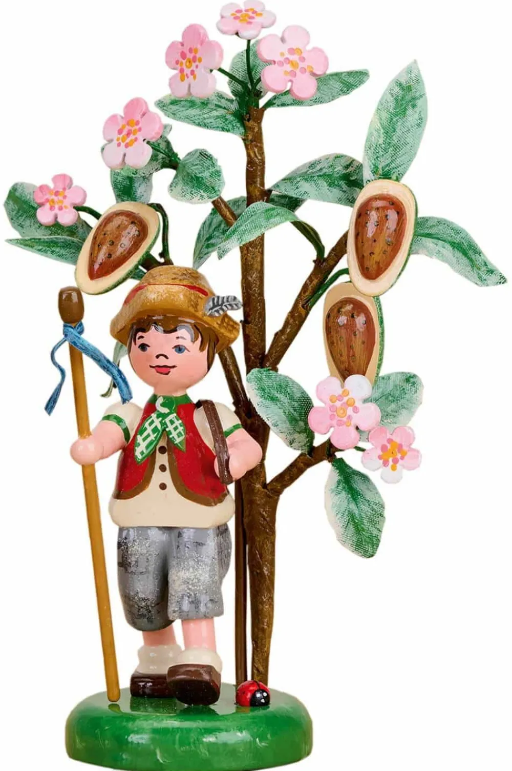 Hubrig Volkskunst Blumenmädchen*Hubrig Jahresfigur 2023 - Mandel von