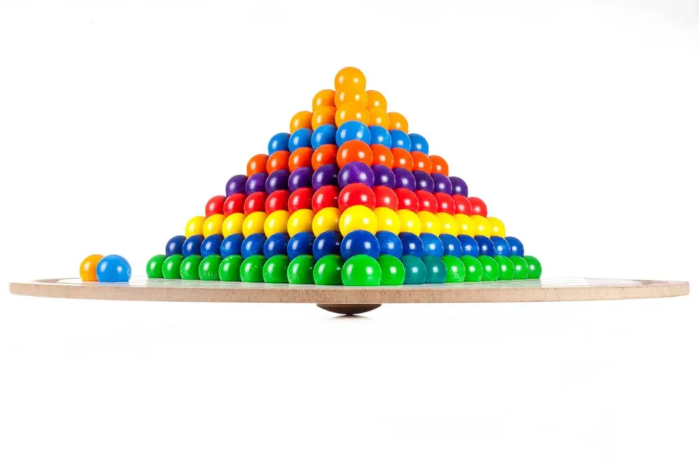 SINA® Spielzeug Holzspielzeug*In Balance XXL - das einzigartige Balancierbrett, 60 cm von SINA Spielzeug