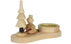 Spielwarenmacher Günther Kerzenhalter Weihnachten*Kerzenhalter Baumdieb, 6 cm, von