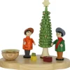 Knuth Neuber Kerzenhalter Weihnachten*Kerzenhalter Bescherung, , 11 cm von
