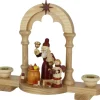 Müller Kleinkunst Auslaufartikel | Kerzenhalter Weihnachten*Kerzenhalter Bescherung unter dem Sternenbogen von
