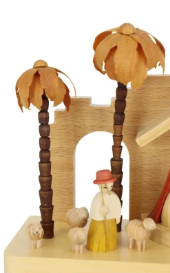 Richard Glässer GmbH Kerzenhalter Weihnachten*Kerzenhalter Christi Geburt, 14 cm, von Richard Glässer