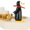 Zenker Neuheiten | Auslaufartikel*Kerzenhalter für Teelichte mit Pinguin, 6 cm, von Ralf