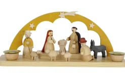 Richard Glässer GmbH Kerzenhalter Weihnachten*Kerzenhalter Heilige Familie, 20 cm von Richard Glässer