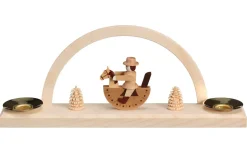 SEIFFENcom by Nestler GmbH Kerzenhalter Weihnachten | Schwibbogen*Kerzenhalter Minischwibbogen Reiterlein von SEIFFEN.COM