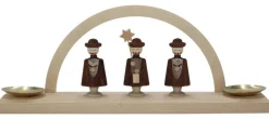 SEIFFENcom by Nestler GmbH Neuheiten | Kerzenhalter Weihnachten*Kerzenhalter Minischwibbogen mit Kurrende von SEIFFEN.COM
