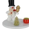 Zenker Kerzenhalter Weihnachten*Kerzenhalter mit Schneemann Ausrufer, , 8 cm von Ralf