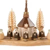 Müller Kleinkunst Kerzenhalter Weihnachten*Kerzenhalter Seiffener Kirche von