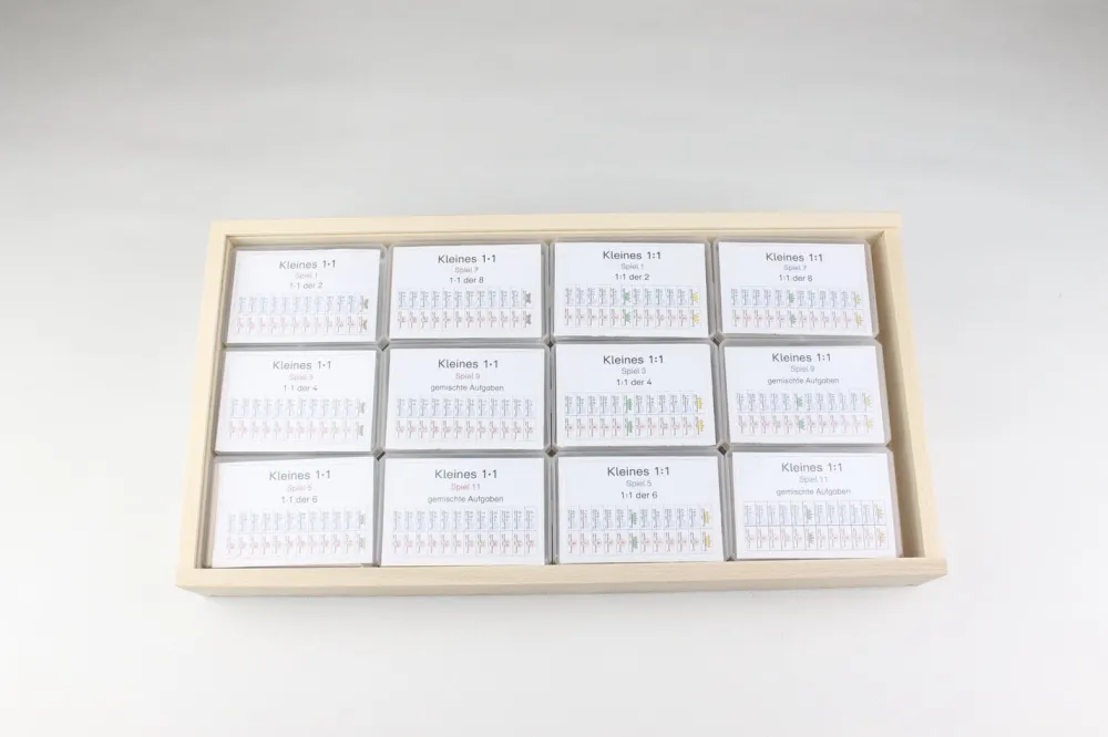 Holzspielwaren Ebert Lernspielzeug*Kleines 1 x 1 Rechenspiel mit 24 Einzelspielen von Ebert GmbH