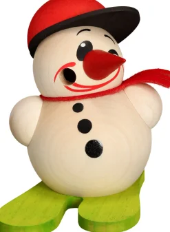 Seiffener Volkskunst eG Räuchermännchen*Kugelräuchermann Cool-Man Ski &amp; Base-Cap von