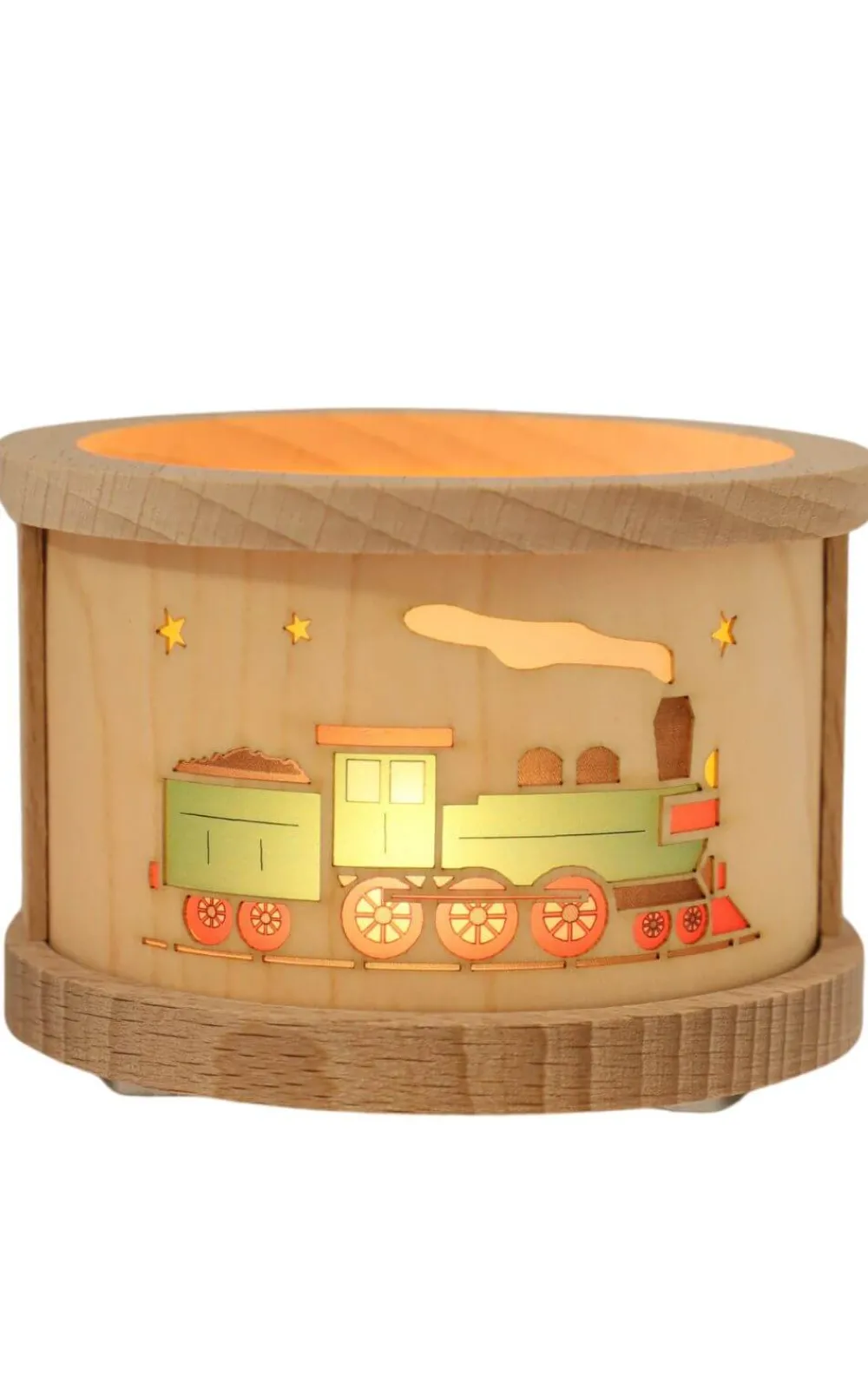 Richard Glässer GmbH Kerzenhalter Weihnachten*Laterne für Teelichte mit Eisenbahn von Richard Glässer