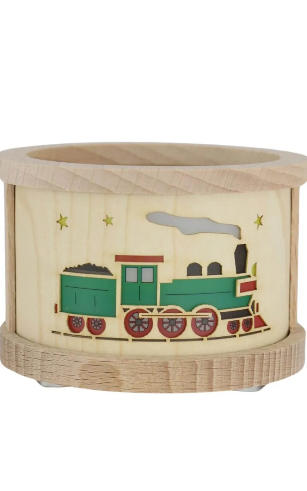 Richard Glässer GmbH Kerzenhalter Weihnachten*Laterne für Teelichte mit Eisenbahn von Richard Glässer