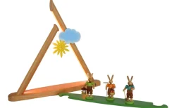 Müller Kleinkunst Schwibbogen*LED Schwibbogen - Lichterspitze, modern mit Hasen, , 47 cm von