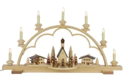 Müller Kleinkunst Einzelstücke | Schwibbogen*LED Schwibbogen Alpendorf, 64 cm von