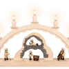 SEIFFENcom by Nestler GmbH Schwibbogen*LED Schwibbogen Bergwerk von SEIFFEN.COM