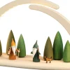 Seiffener Volkskunst eG Schwibbogen*LED Schwibbogen, doppelt Wichtel im Wald von