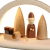 Seiffener Volkskunst eG Schwibbogen*LED Schwibbogen, mit Weihnachtsmann und Schlitten von