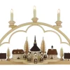 Müller Kleinkunst Neuheiten | Bestseller*LED Schwibbogen Seiffener Dorf, 64 cm von