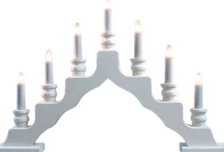 Weigla Holzkunst Schwibbogen*LED Schwibbogen Trendiger Schwede, 48 cm, von Weigla