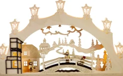 Weigla Holzkunst Schwibbogen*LED Schwibbogen Winterkind Erzgebirge, 52 cm von Weigla