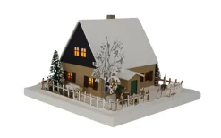 Birgit Uhlig Lichterhaus*Lichterhaus Erzgebirgshaus mit Weihnachtsstube, 12 cm von