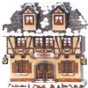 Hubrig Volkskunst Neuheiten | Lichterhaus*Lichterhaus Gasthof, 15 cm von