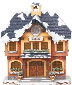 Hubrig Volkskunst Neuheiten | Lichterhaus*Lichterhaus Schule, 15 cm von
