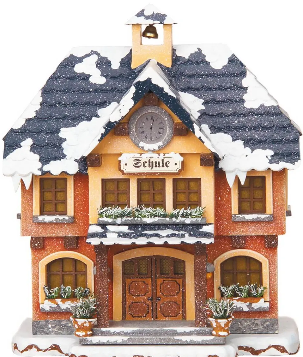 Hubrig Volkskunst Neuheiten | Lichterhaus*Lichterhaus Schule, 15 cm von