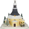 Birgit Uhlig Lichterhaus*Lichterhaus Seiffener Kirche, 21 cm von