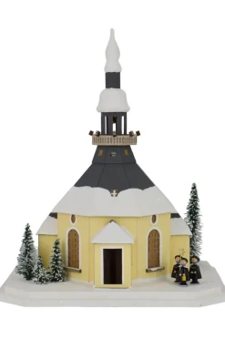 Birgit Uhlig Neuheiten | Lichterhaus*Lichterhaus Seiffener Kirche, 35 cm von