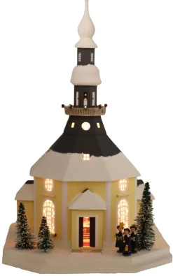 Birgit Uhlig Neuheiten | Lichterhaus*Lichterhaus Seiffener Kirche, 43 cm von