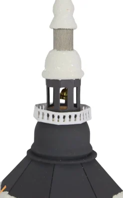 Birgit Uhlig Lichterhaus*Lichterhaus Seiffener Kirche, 21 cm von