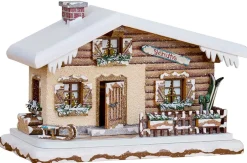 Hubrig Volkskunst Lichterhaus*Lichterhaus Skihütte von
