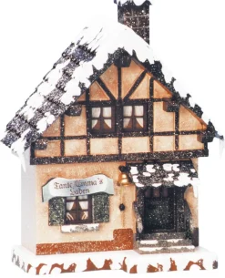 Hubrig Volkskunst Lichterhaus*Lichterhaus Tante Emma Laden, 14 cm, von