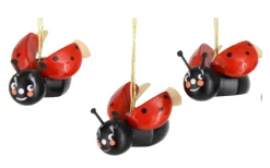 SEIFFENcom by Nestler GmbH Frühlingsdeko*Marienkäfer zum Hängen, 5 Stück von SEIFFEN.COM