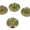 SEIFFENcom by Nestler GmbH Ersatzteile Weihnachtspyramiden*Messingtülle mit Tropfenfänger, 14 mm, verpresst, 4 Stück von SEIFFEN.COM