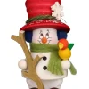 Christian Ulbricht Weihnachtsfiguren*Mikrowichtel Schneemann, 10 cm, von