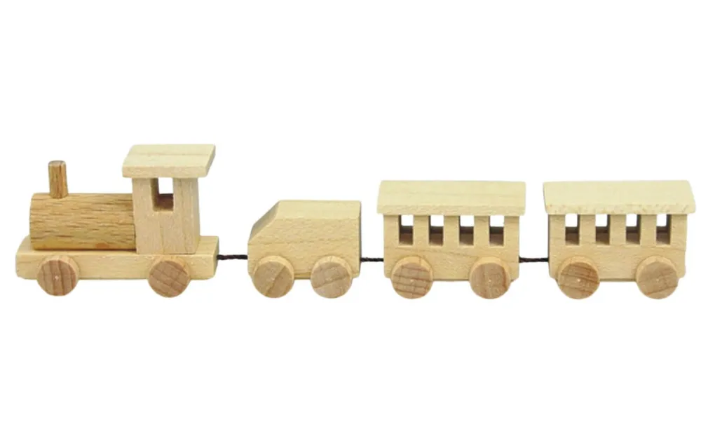 holz.kunst Stephan Kaden Holzeisenbahn*Mini - Holzeisenbahn, natur von Stephan Kaden